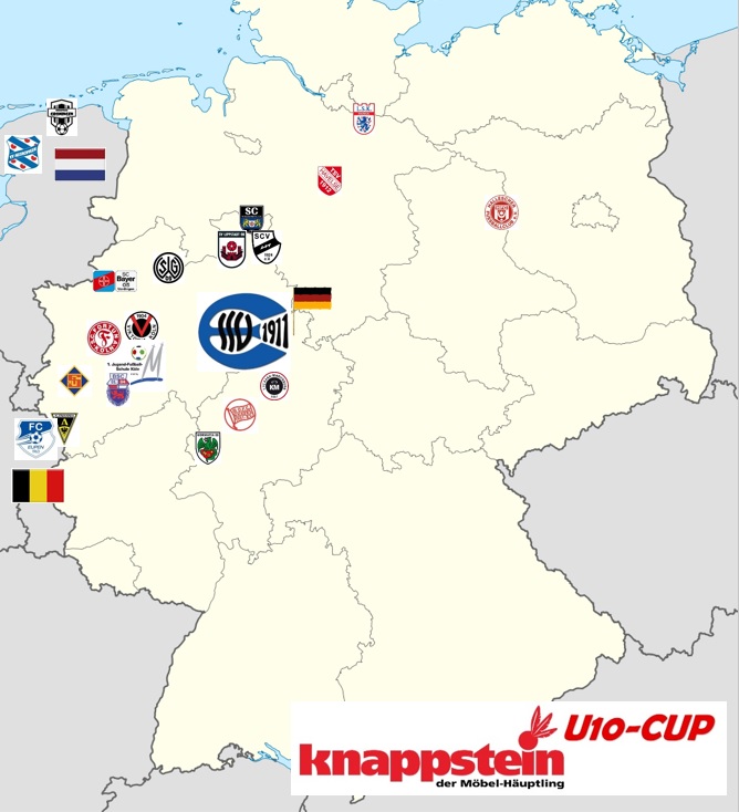 Übersichtskarte Teams